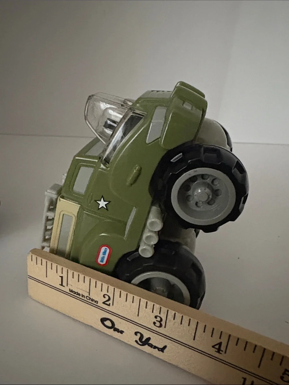 Little Tikes 1990’s Green Utility Toy Truck Vehicle Set of 2